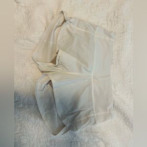 Lululemon white speed up shorts size 2